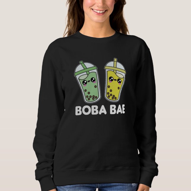 Boba Bae - Bubble Tea Kawaii Boba Tea Kärlek T Shirt (Framsida)