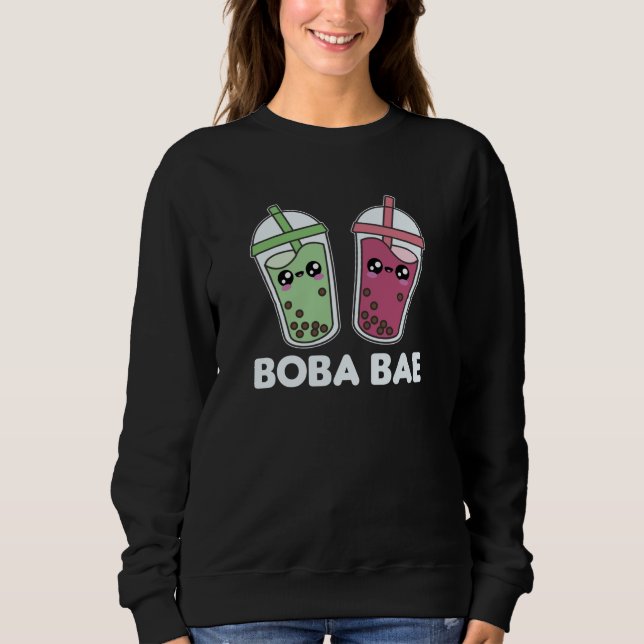 Boba Bae - Bubble Tea Kawaii Boba Tea Kärlek T Shirt (Framsida)