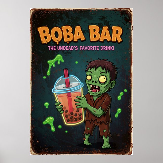 Boba Bar – De odödas favoritdryck! Affisch (Framsidan)