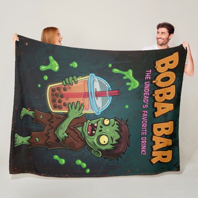 Boba Bar – Fleece Blanket (På plats)
