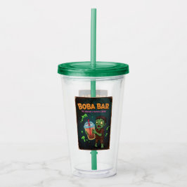 Boba Bar – The Undead’s Favorite Acrylic Tumbler Take Away Mugg