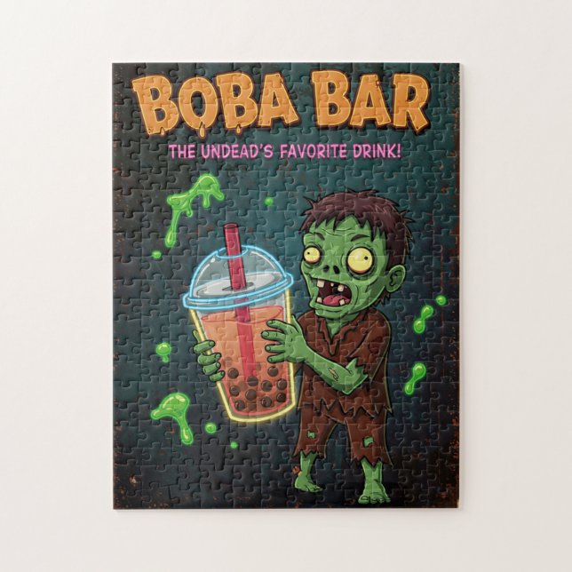 Boba Bar – The Undead’s Favorite Drink! Pussel (Vertikal)