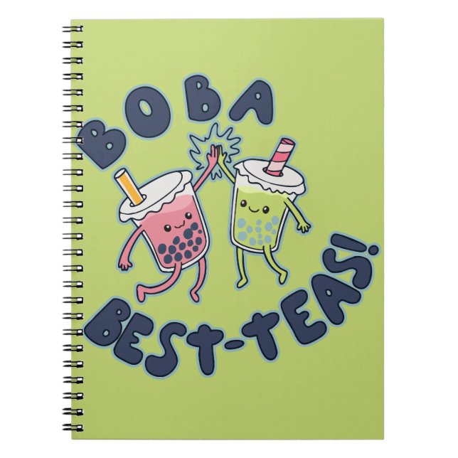 Boba Best-Teas! Anteckningsbok (Framsidan)