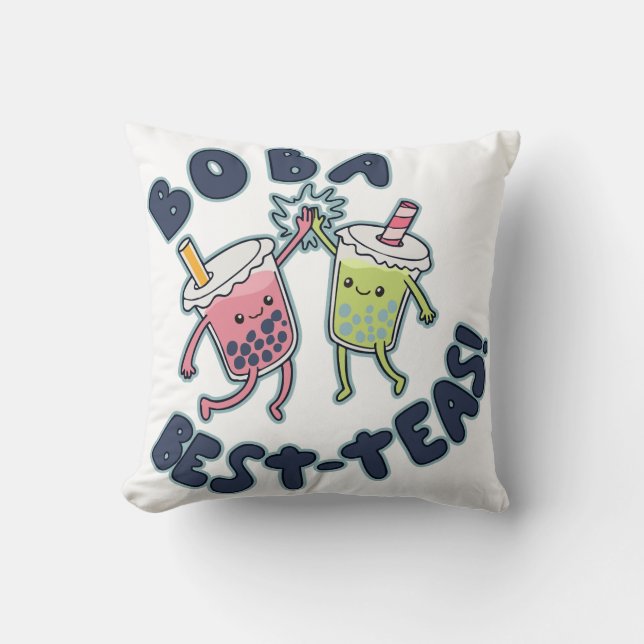 Boba Best-Teas! Kudde (Framsida)