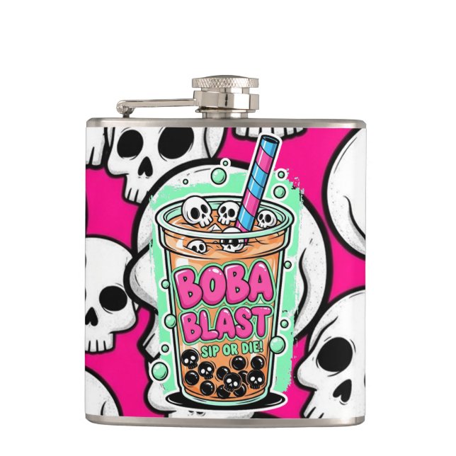 Boba Blast – Drick eller dö! Kanna Fickplunta (Framsidan)