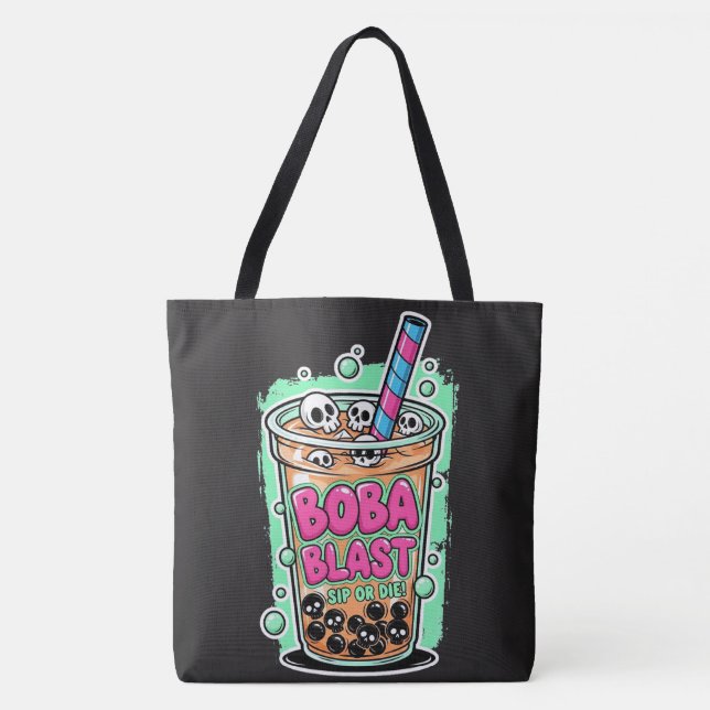 Boba Blast – Drick eller dö! Tote Bag Tygkasse (Framsida)