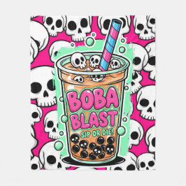 Boba Blast – Sip or Die! – Fleece Blanket