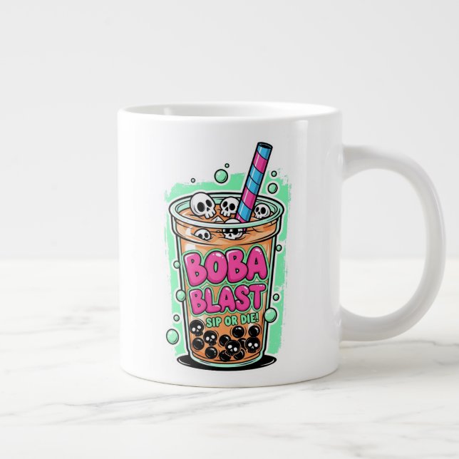 Boba Blast – Sip or Die! Jumbo Specialty Mug Mugg (Höger)