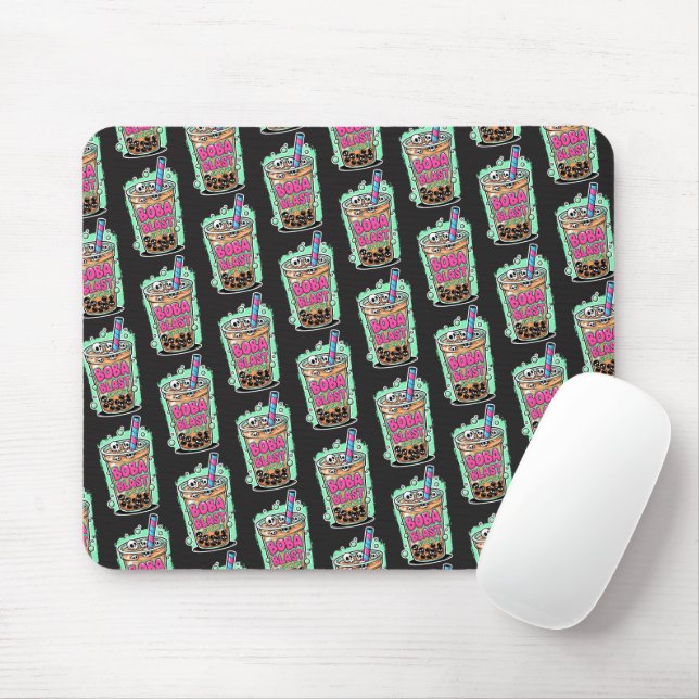 Boba Blast – Sip or Die! Mousepad Musmatta (Med mus)