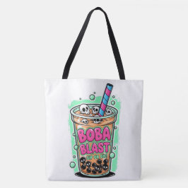 Boba Blast – Sip or Die! Tote Bag Tygkasse