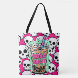 Boba Blast – Sip or Die! Tote Bag Tygkasse