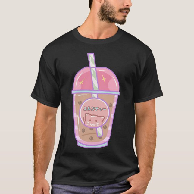 Boba bubbelte (katt) äventyr djur t shirt (Framsida)