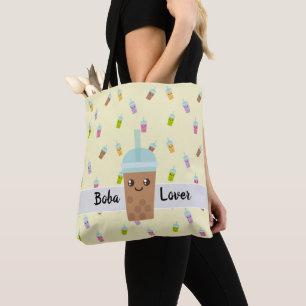 Boba bubblar toto för älskare för drink för Te Tygkasse