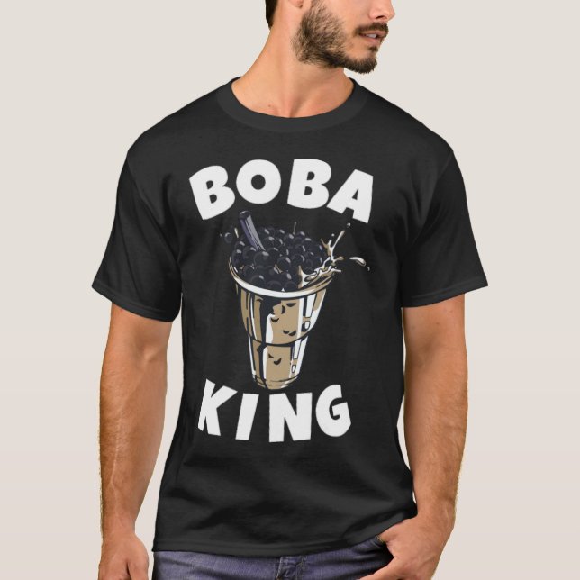 Boba Bubble Tea Sweet Drink märkligt roligt T Shirt (Framsida)