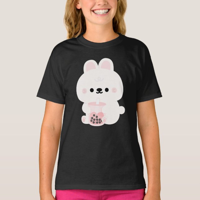 Boba Bunny T Shirt (Framsida)