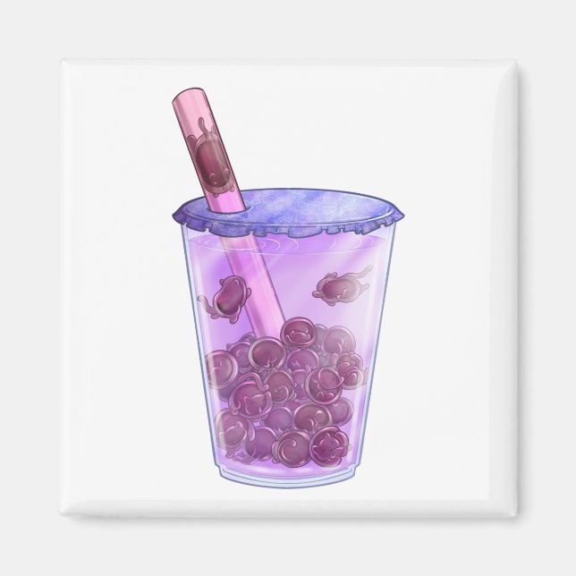 Boba Cats Magnet (Framsidan)