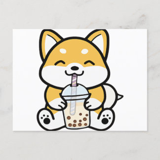 Boba Corgi, Corgi Boba, Boba Shiba, Shiba, Corgi Vykort