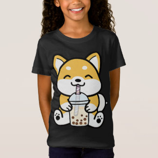 Boba Corgi | Mjölk Tea | Corgi Älskare T Shirt