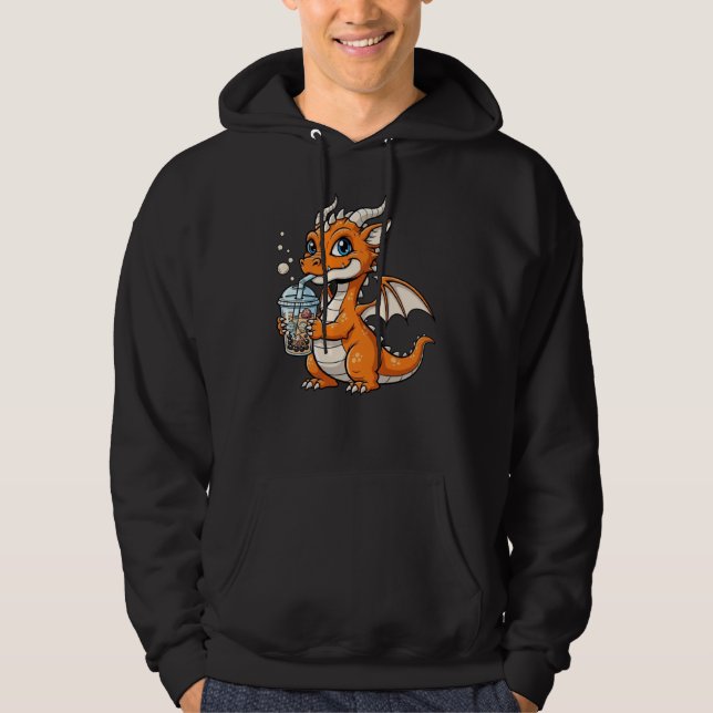 Boba Drak Vuxen Tröja Hoodie (Framsida)