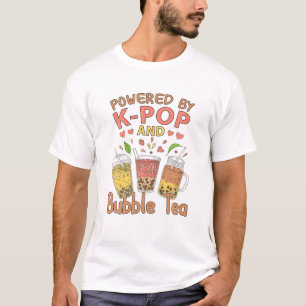 Boba Drinks KoreaMjölk Anime K-Pop Bubble Tea T Shirt