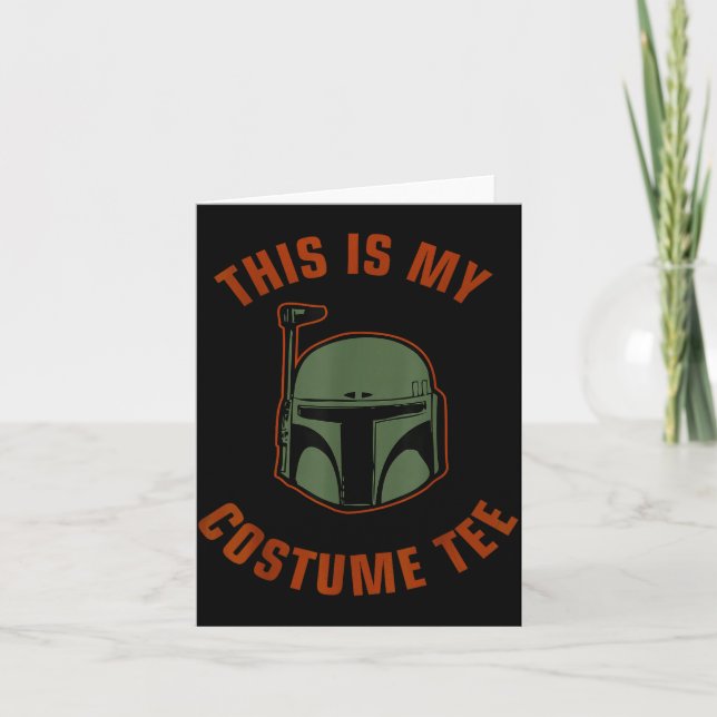 Boba Fett Costume Halloween  Kort (Framsida)