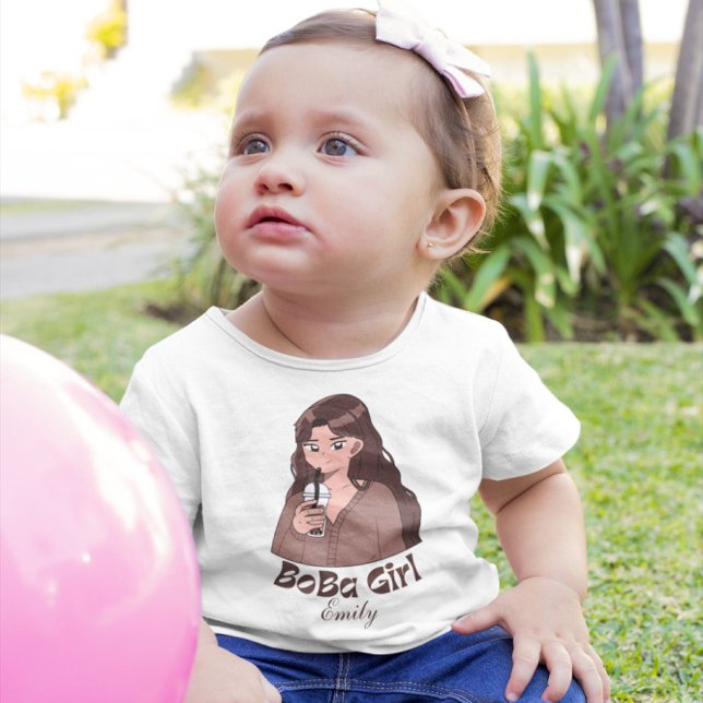 Boba Girl, boba tea bubble tea T Shirt (Skapare uppladdad)