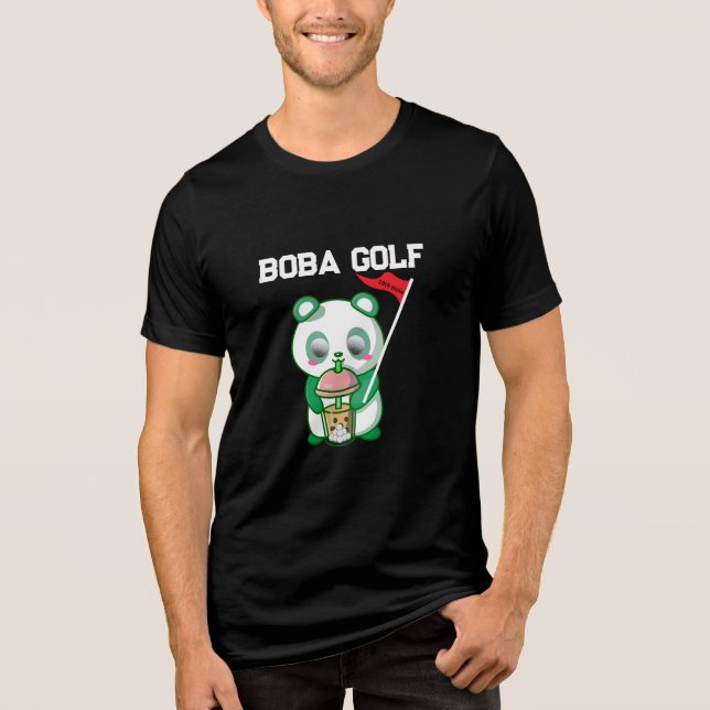 "Boba Golf" | Bubbelte | Golf Roligt | Golfare  T Shirt (Framsida)