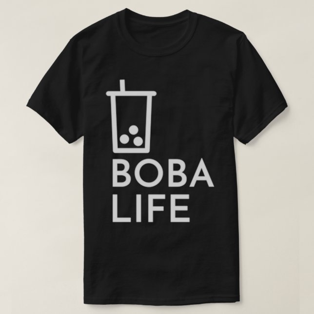 Boba Life Bubble Tea Design T Shirt (Design framsida)