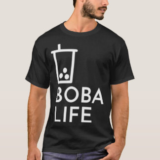 Boba Life Bubble Tea Design T Shirt