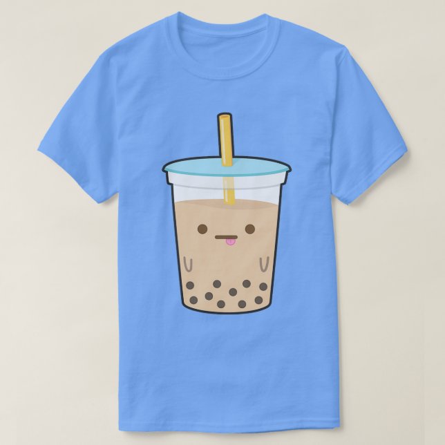 Boba Mjölk Tea Derp T Shirt (Design framsida)