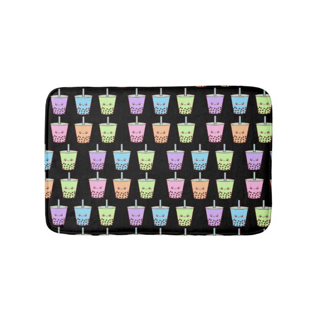 Boba Mjölk Tea Flavors Badrumsmatta (Framsidan)