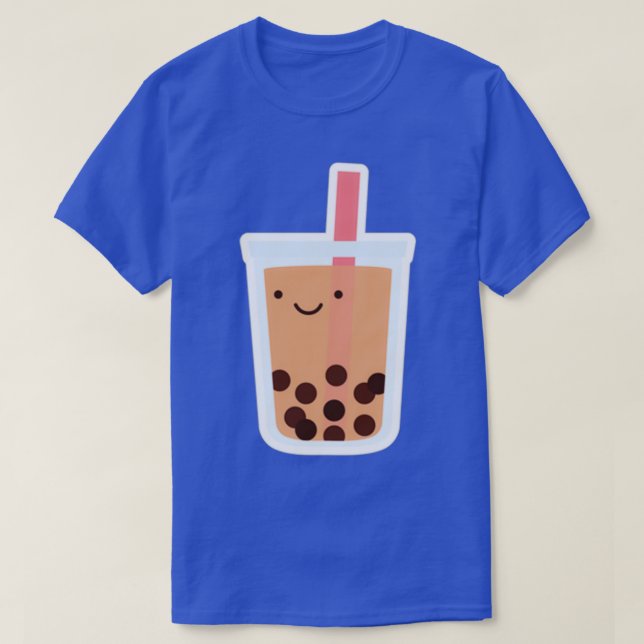 Boba Mjölk Tea Time T Shirt (Design framsida)