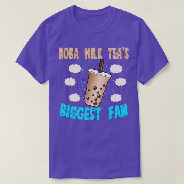 Boba Mjölk Teas Biggest Fläkt T Shirt (Design framsida)