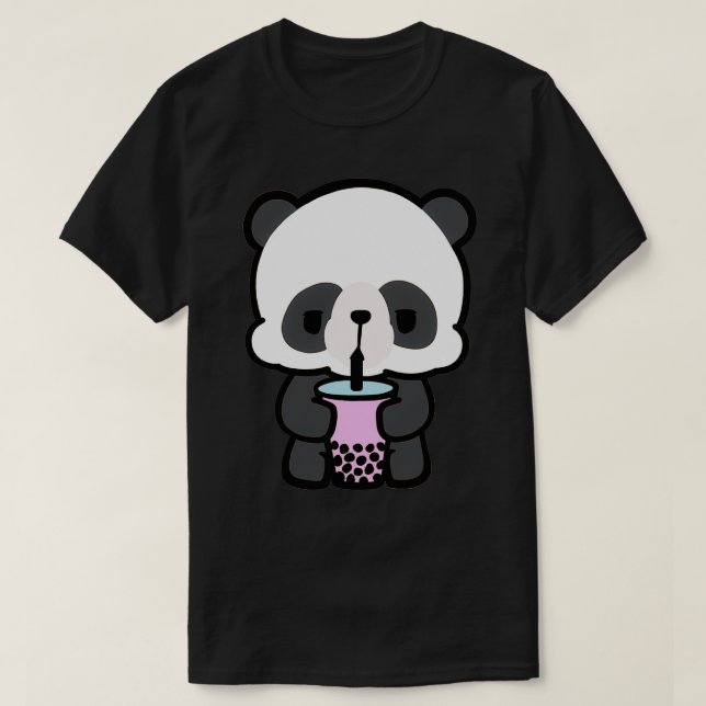 Boba Panda Bear T Shirt (Design framsida)