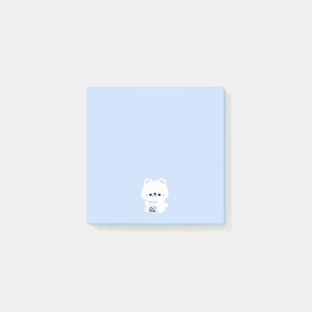 Boba Polar Bear Post-it Block (Framsida)