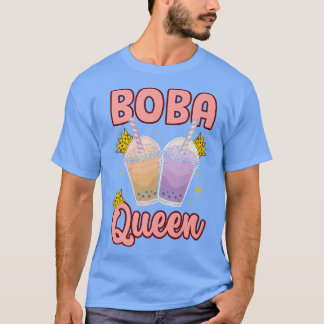 Boba Queen Graphic Tea Älskare Tea Drinker Tea Bre T Shirt