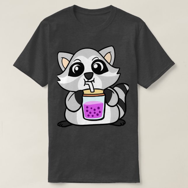 Boba Racoon T Shirt (Design framsida)