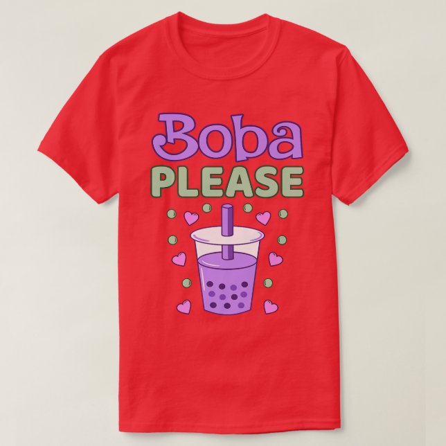 Boba Snälla Bubble Kawaii Tea Graphic Premium T Shirt (Design framsida)