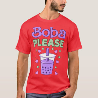Boba Snälla Bubble Kawaii Tea Graphic Premium T Shirt