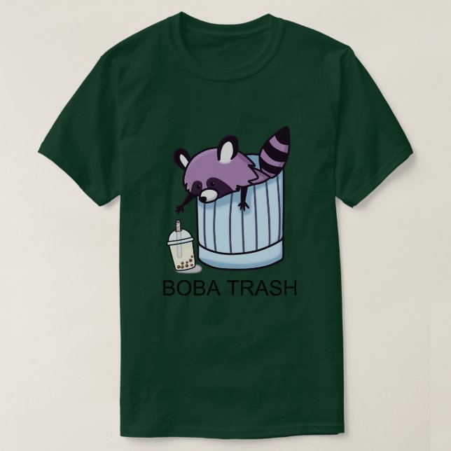 Boba Sopor Racoon T Shirt (Design framsida)