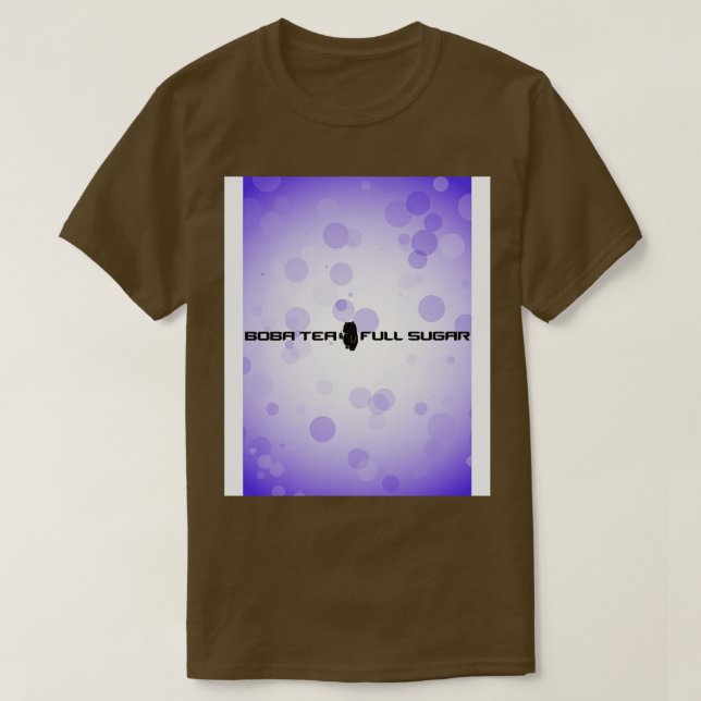 Boba Strejka Boba Tea Fullt Sugar CSGO Lila T Shirt (Design framsida)