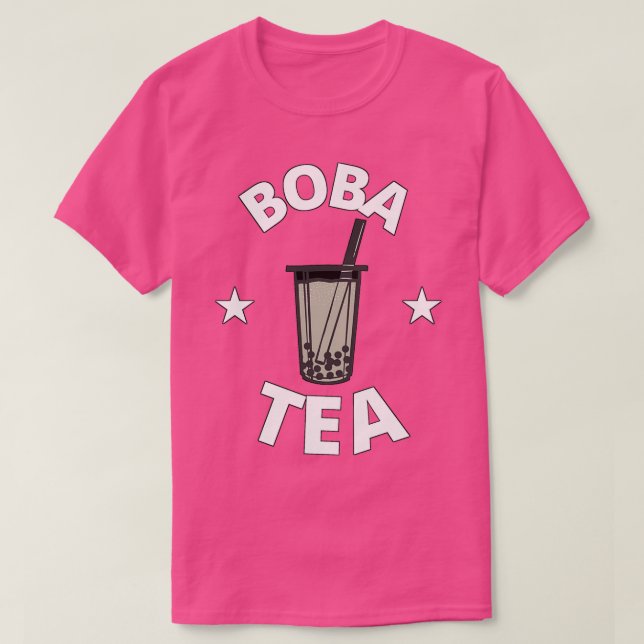 Boba te black tea t shirt (Design framsida)