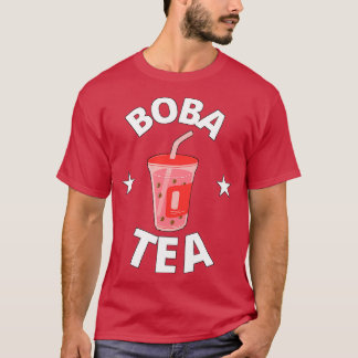 Boba te jordgubbstam t shirt