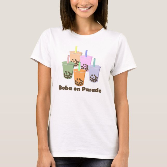 Boba-te på Parad Tee Shirt (Framsida)