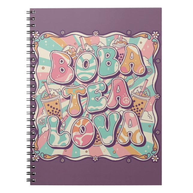 Boba Tea Älskare Anteckningsbok (Framsidan)