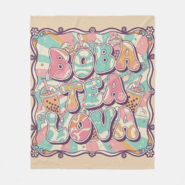 Boba Tea Älskare Fleecefilt