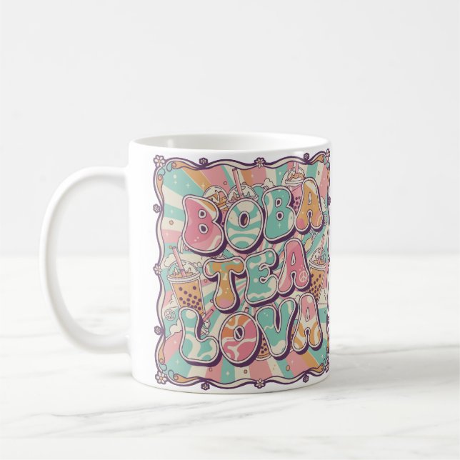 Boba Tea Älskare Kaffemugg (Vänster)