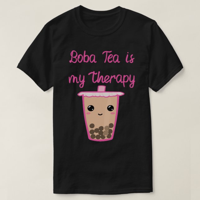 Boba Tea Älskare T Shirt (Design framsida)