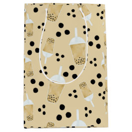 Boba Tea and Dots - Cream Gift Bag