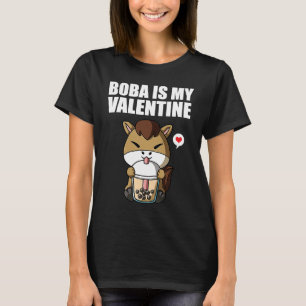 Boba Tea är My Valentine Horse Anti Valentines day T Shirt